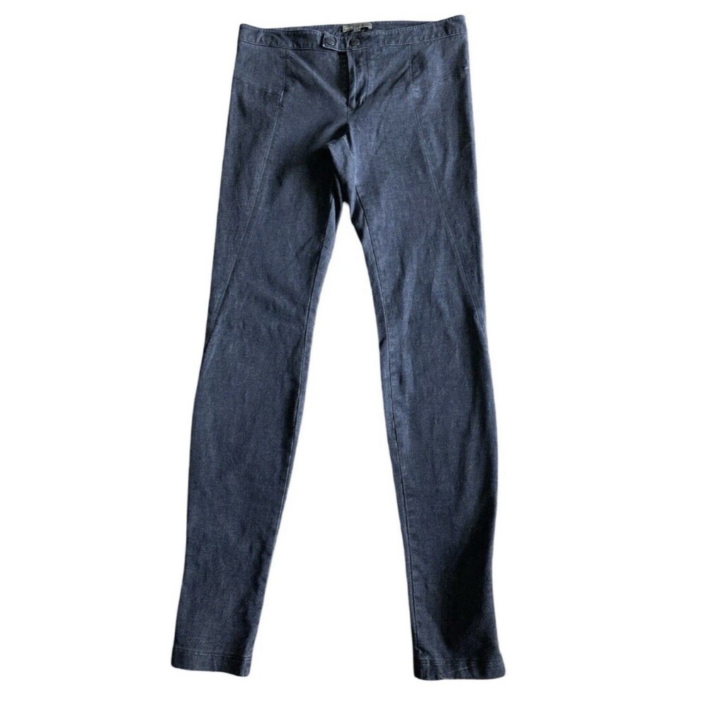 VINCE Blue Double Snap Front Skinny Stretch Slim Jeans Women's Size 4